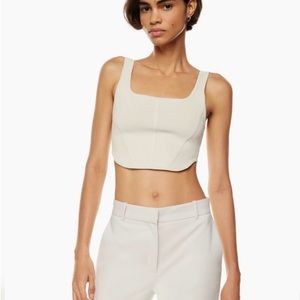 Babaton by Aritzia Sculpt Knit Bustier Tank